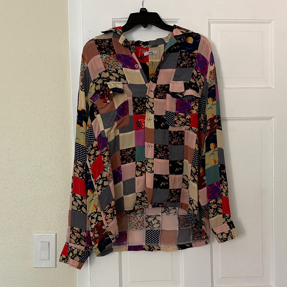 Bode Hari Patchwork Shirt - image 6